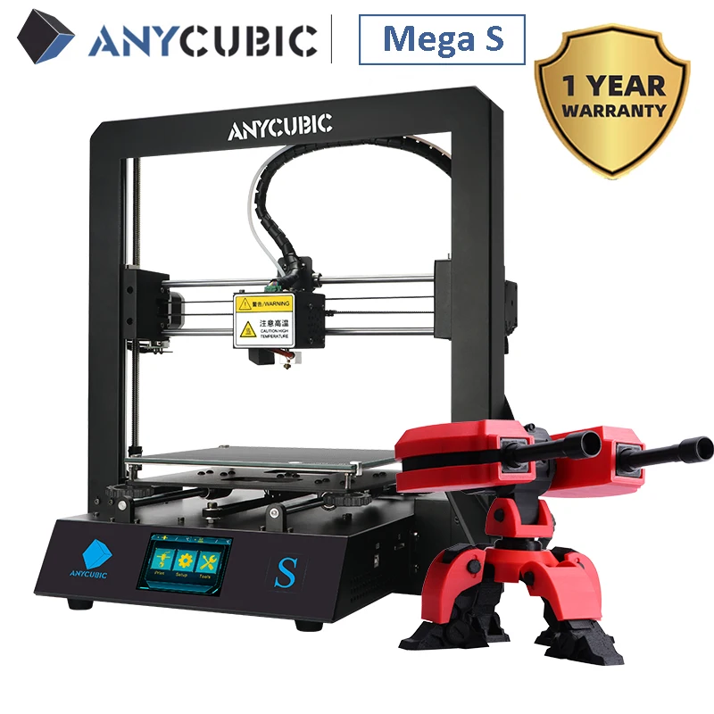 

ANYCUBIC Mega S Mega-S 3d Printer Plus Size Printing Platform Full Metal Frame High Precision FDM 3d Printer Kit impresora 3d