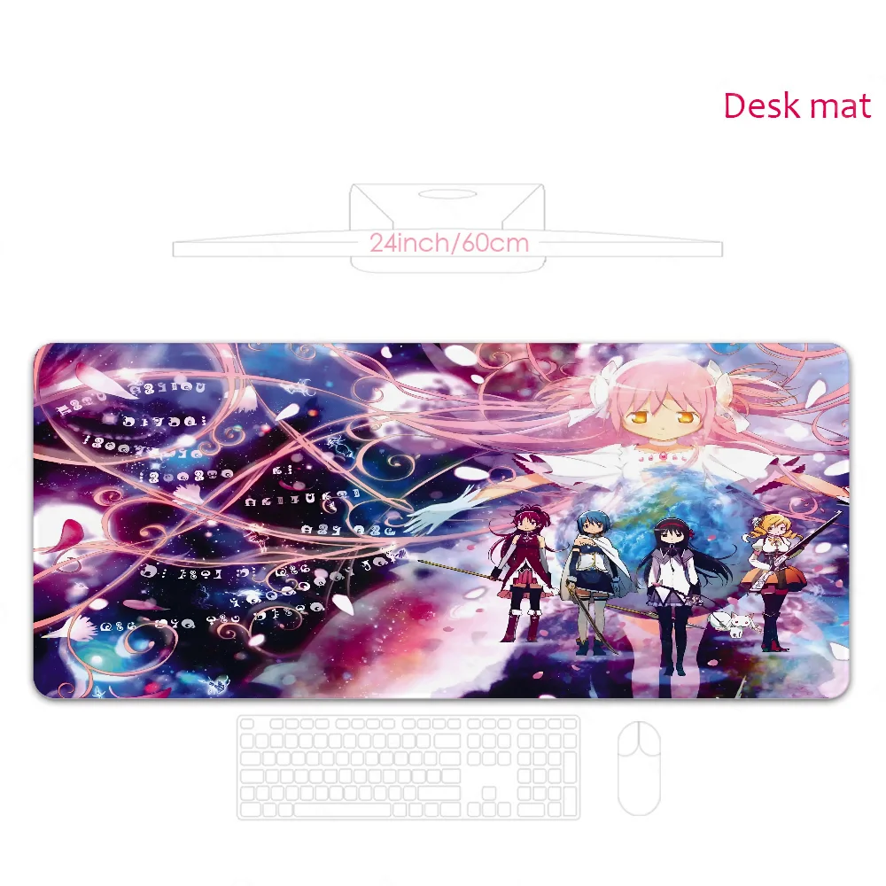 Милый коврик для мыши Puella Magi Magoka Magica Настольный большие игровые аксессуары