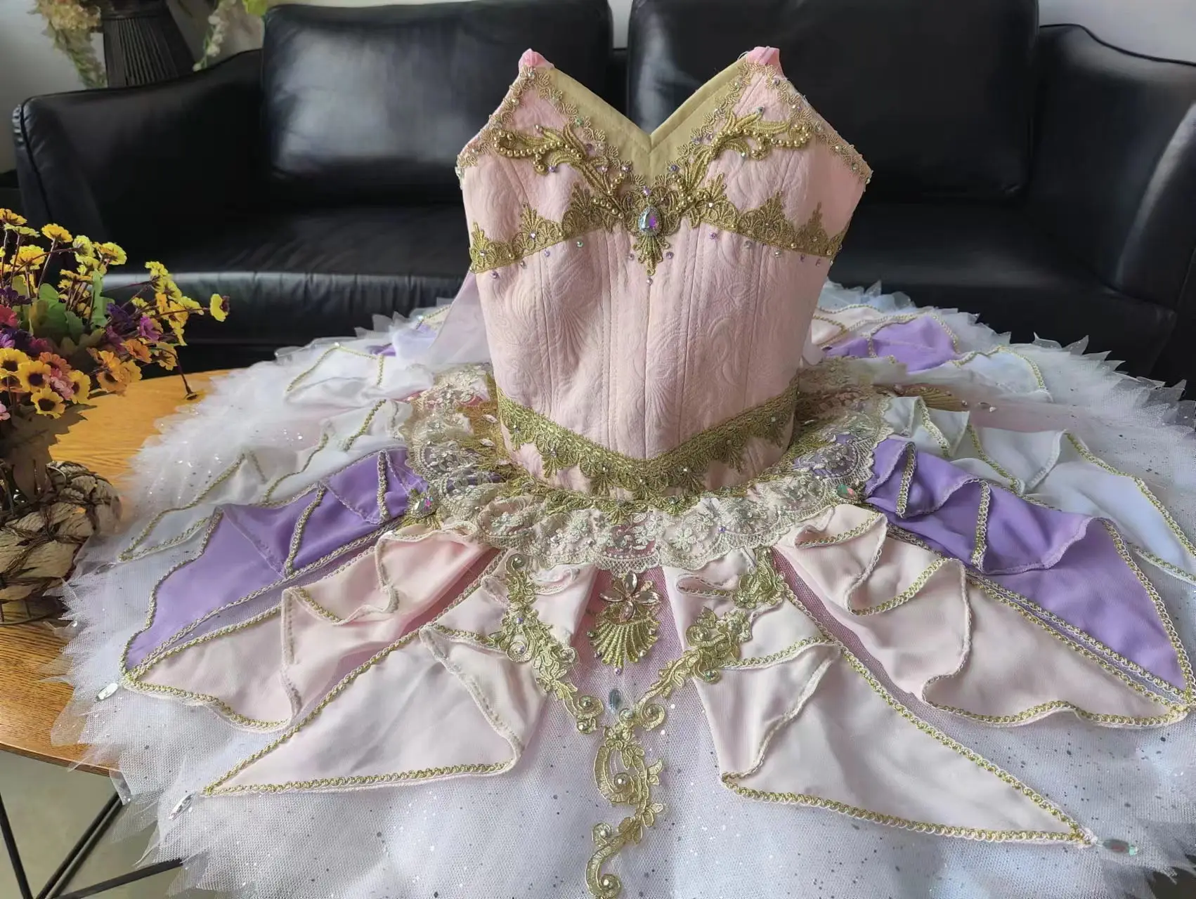 

Профессиональная версия платья-пачки Haute couture, балетное платье для девочек, юбка для выступлений для взрослых, детская розовая Пышная юбка для соревнований