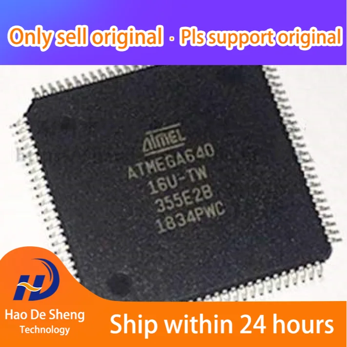 

ATMEGA640-16AU ATMEGA640 TQFP-100 New Original In Stock