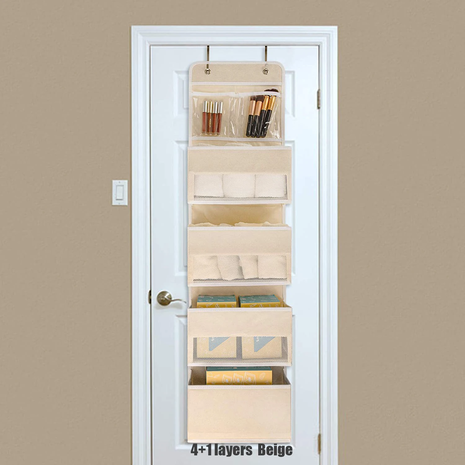 

Навесная органайзер для двери 1/3/4/5 больших карманов