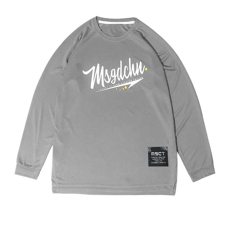 Футболка мужская с длинным рукавом приталенная рубашка топ для отдыха