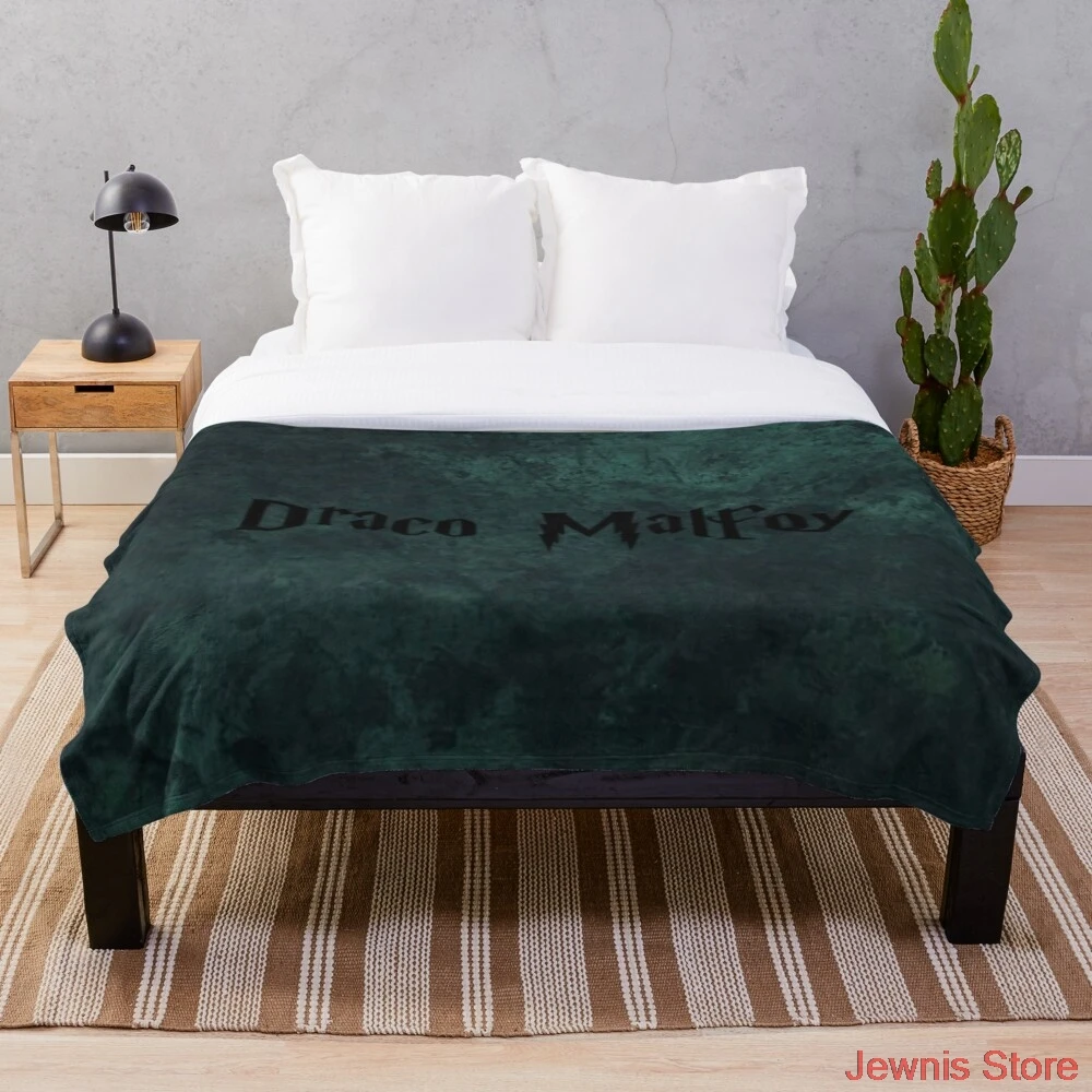 

Draco Malfoy Throw Blanket Printing Soft Blanket Throw On Home/Sofa/Bedding Portable Adult Travel Cover Blanket