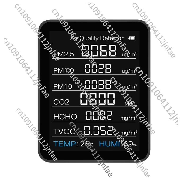Многофункциональный прибор CO2 8 в 1 детектор газа измеритель температуры и
