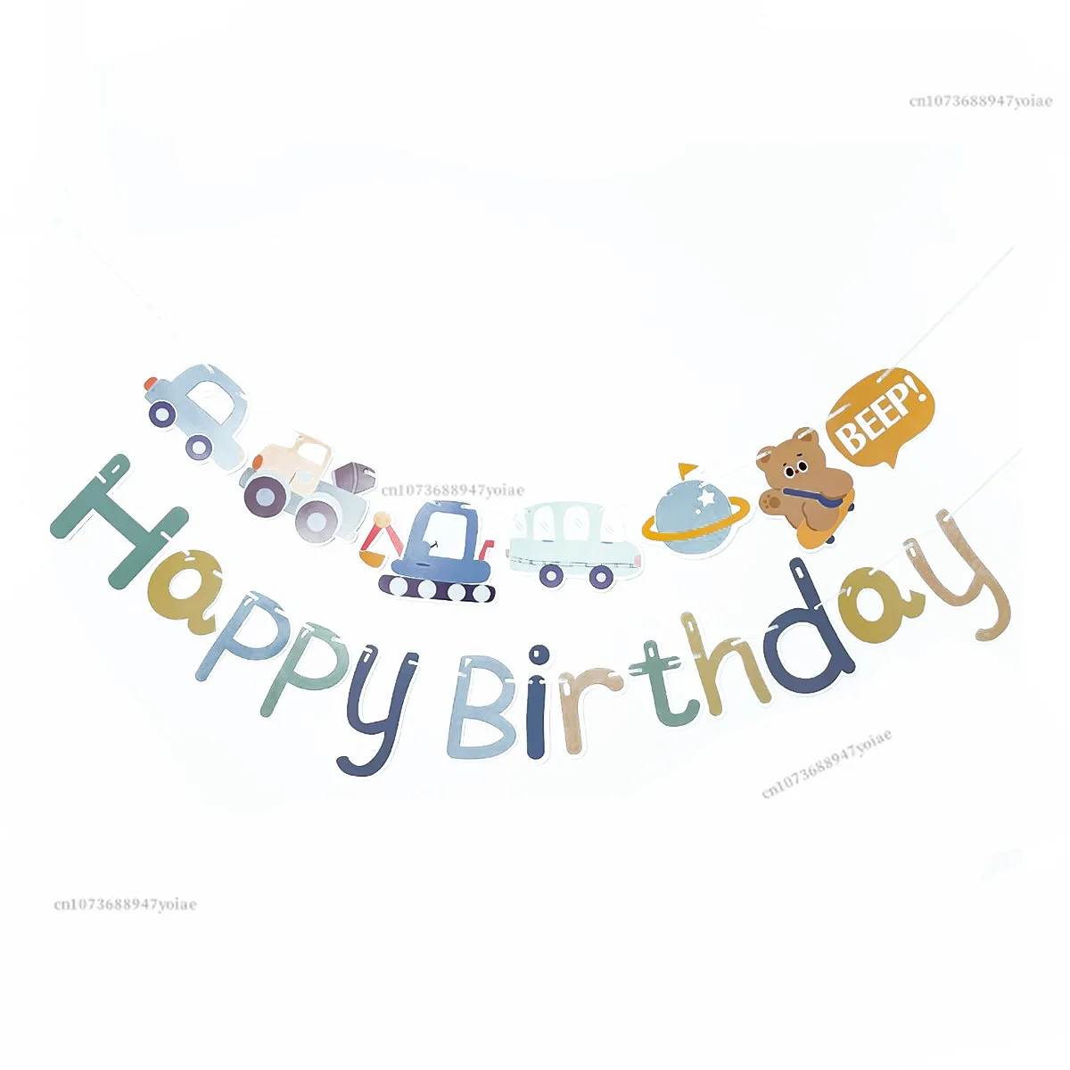 

Автомобильный баннер с днем рождения