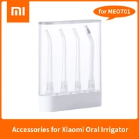 xiaomi mijia oral irrigator accessories for portable electric teeth flushing device meo701 nozzle accessories original 4pcs set