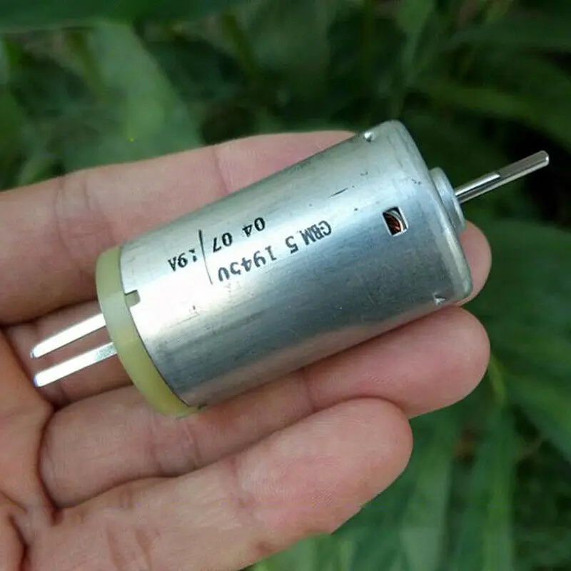 DC 12V Electric Motor 21500RPM High Speed Large Torque Powerful Motor Pin Type  Vehicle Auto Car Boat Model Spare Parts
