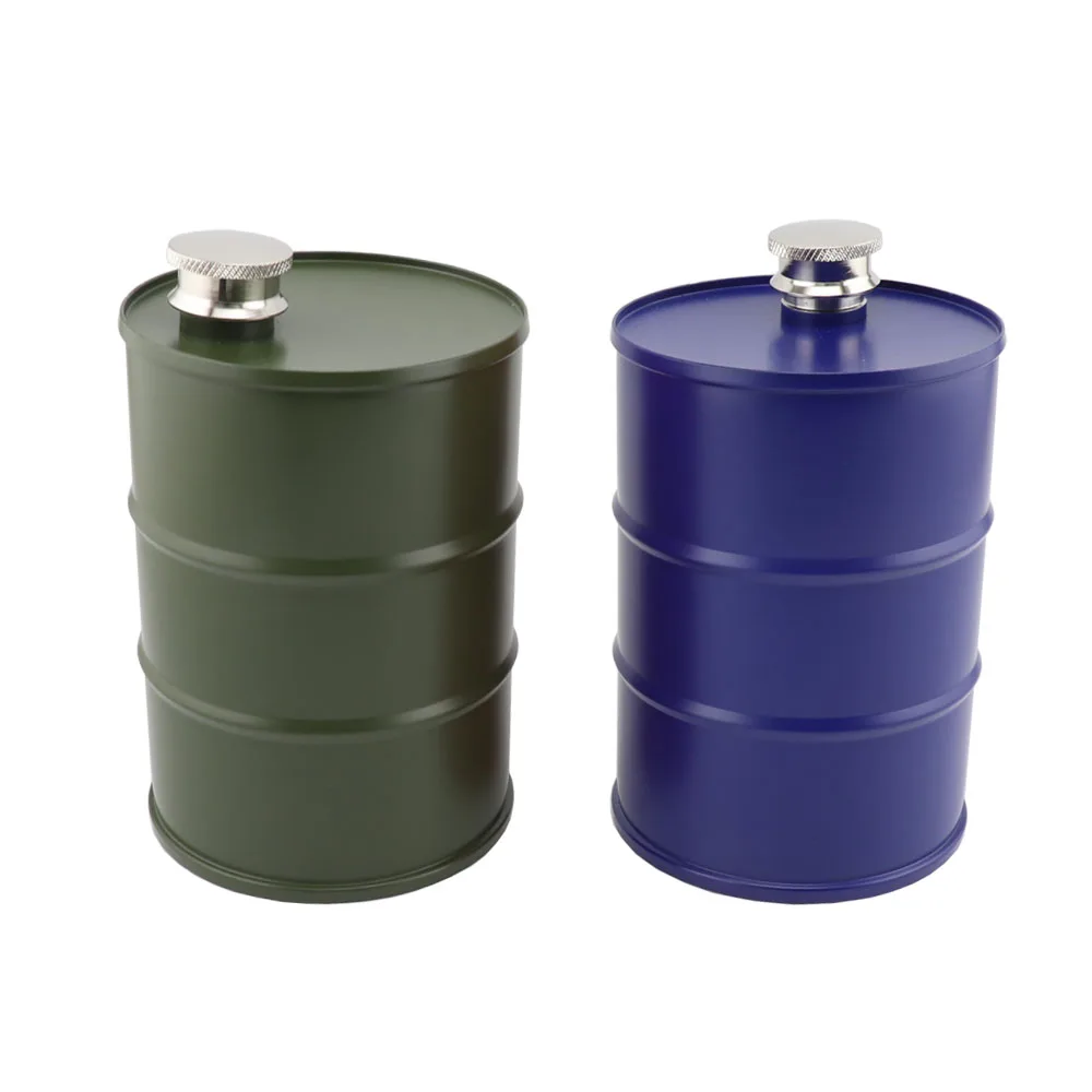 

Портативная Фляжка На 25 Унций Из Нержавеющей Стали 304, Бутылка Для Воды, Форма Масляной Бочки, Мини-посуда Для Виски, Водки