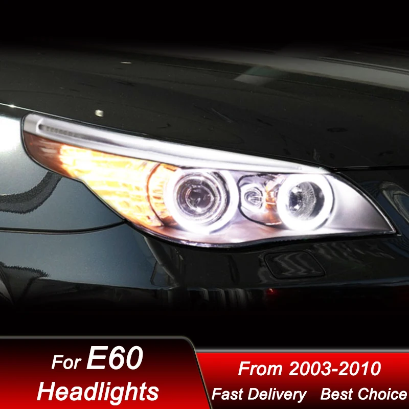 Автомобильные фары для 5 серии E60 03-10 новый стиль полный стандарт в сборе