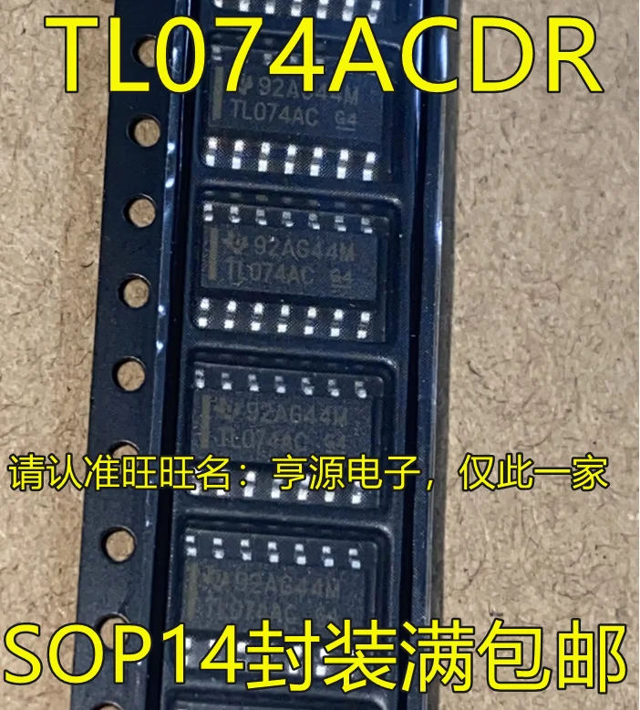 

Микросхема усилителя TL074ACDR TL074ACDT TL074ACD TL074AC SOP14, можно стрелять прямо, 10 шт.-1 лот