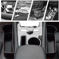 car seat gap organizer pu leather car storage organizer universal high capacity non slip car front seat storage box accessories