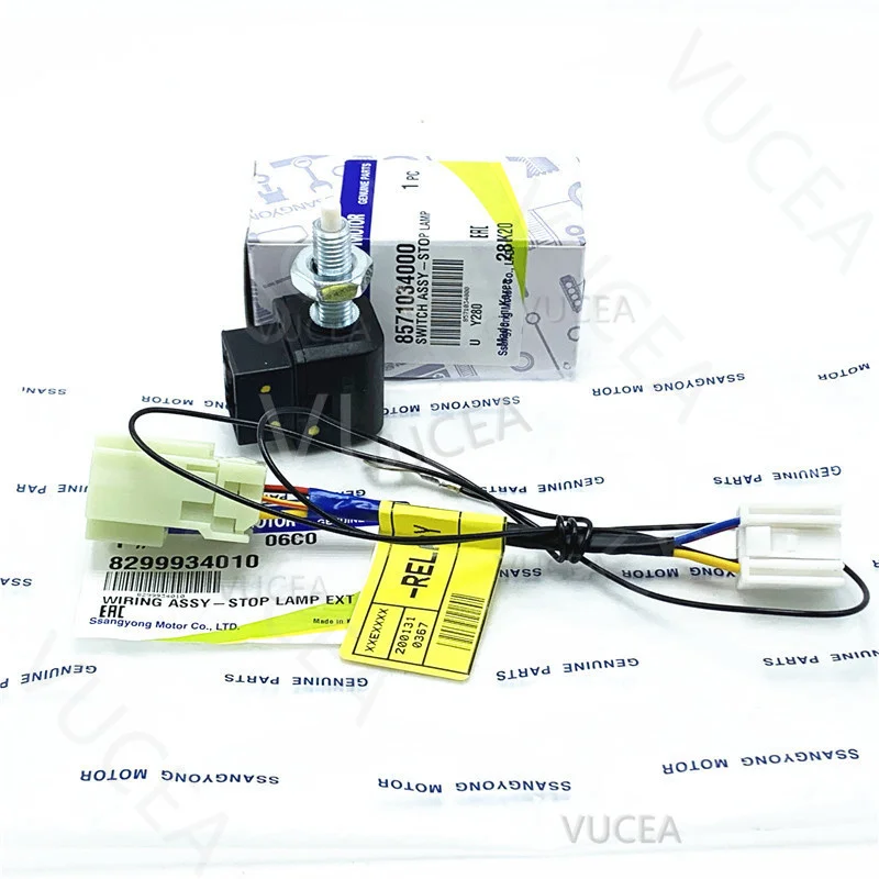 

FOR SSANYONG STAVIC MPV A100 ALL MODEL BRAKE STOP LIGHT SWITCH + WIRING SET OEM 8299934010 8571034000