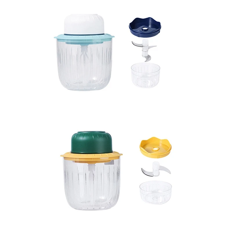 

Portable Automatic Blender Wireless Electric Egg Beater 2In1 Garlic Chopper Crusher Cream Baking Household Mixer