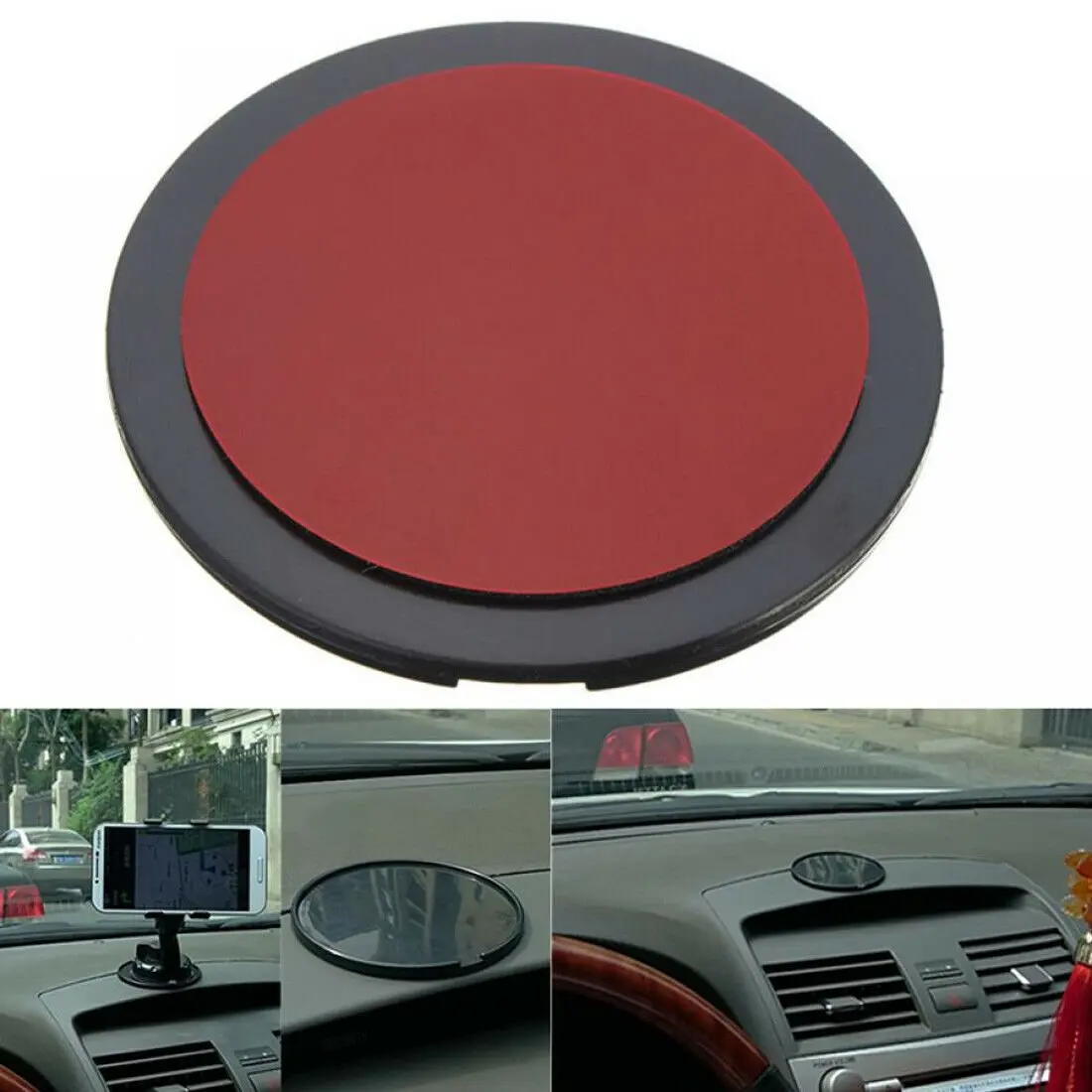 

Adhesive Sticky Pad Mounting Disk for Car Dashboard, Suction Cup Pad for Cell Phone Holder Car Mount with 80mm Diameter
