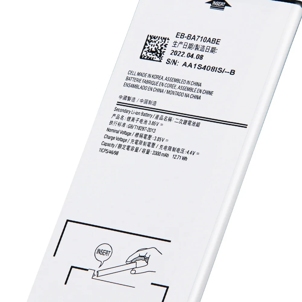 replacement battery for samsung galaxy a7 2016 a710 a7100 a7109 a710f rechargeable phone battery eb ba710abe eb ba710aba free global shipping