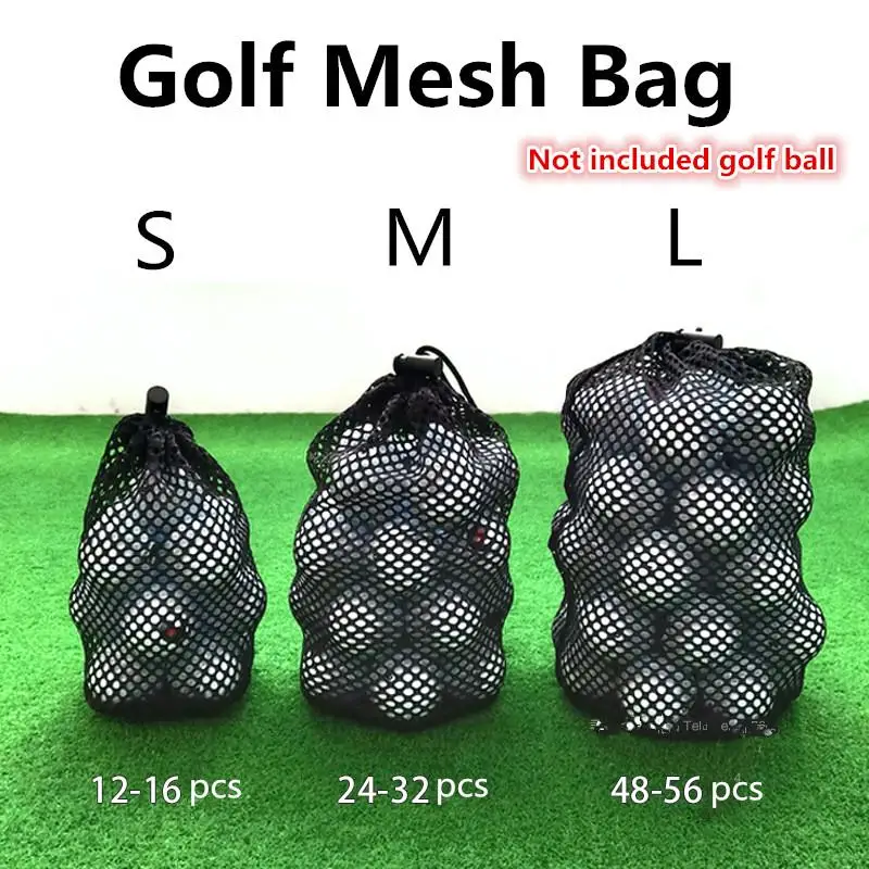 

Black mesh Storage bag Shopping bag Golf bag Fascicular orifice Net bag Multiple specifications can be reused wholesale hotsale