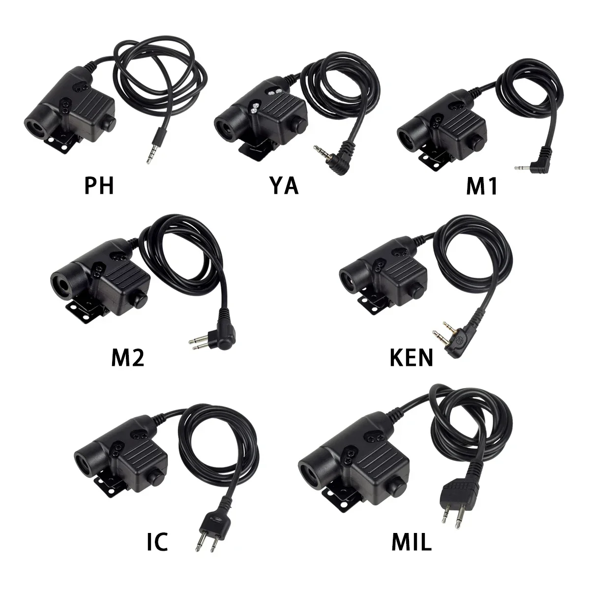 Тактический U94 PTT 7 0 кабельный штекер адаптер для гарнитуры рации TYT F8 аксессуары