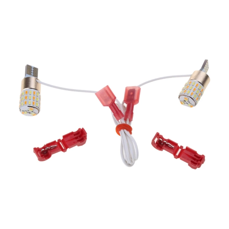 

4 стиля, ширина, Φ с двумя цветами, лампочки, белый и янтарный сигнал поворота, светильник для мотоциклов, Прямая поставка