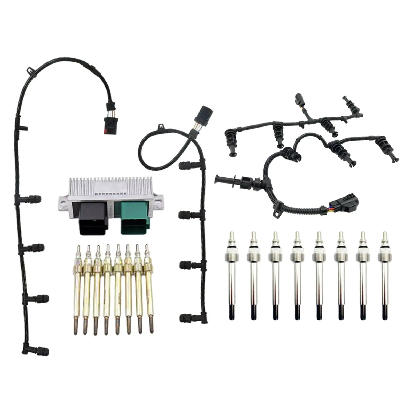 

Glow Plug Wire Wiring Harness 904411 8C3Z-12A342-A Fits for Ford F250 6.4L