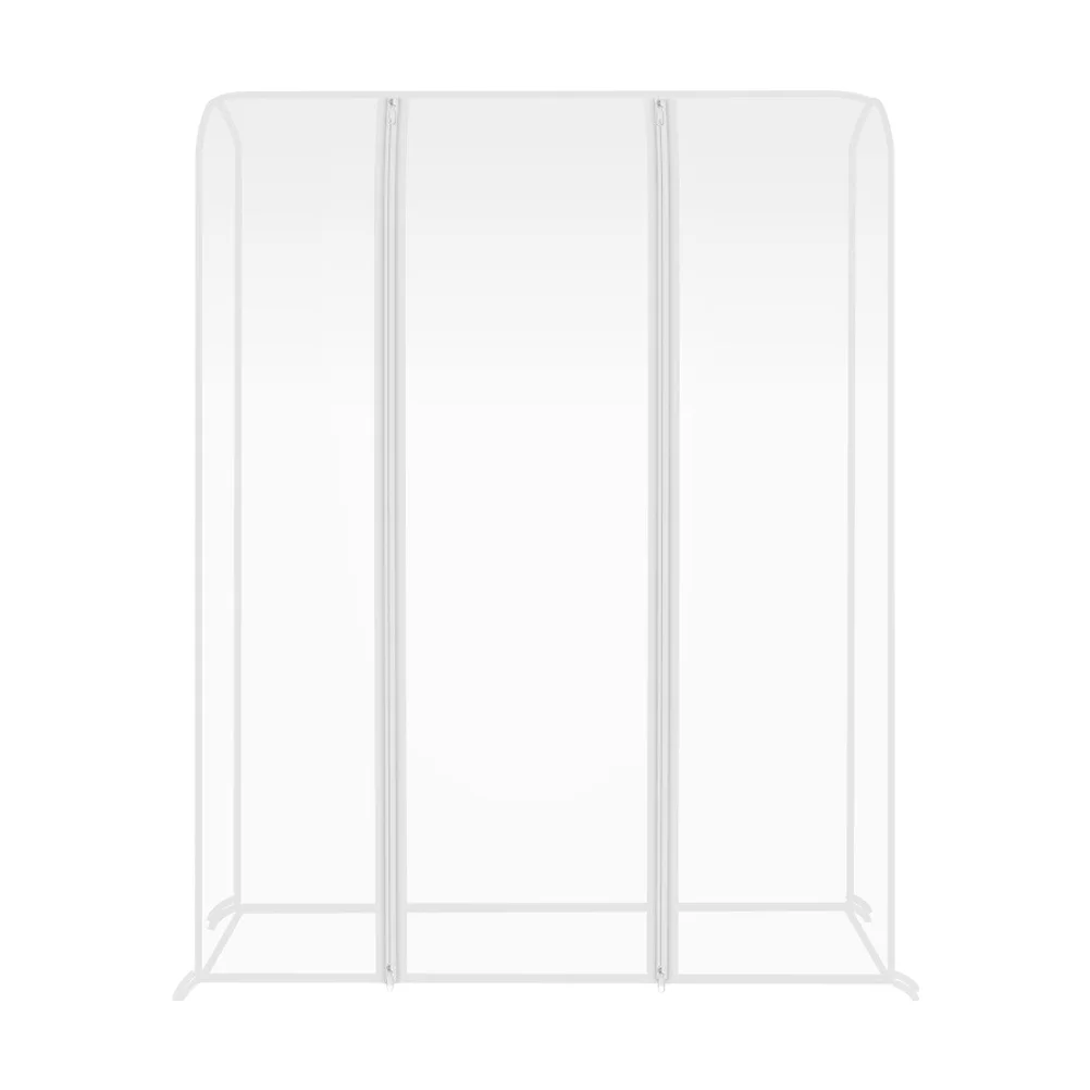 

Suit Garment Rack Cover Zippers Dustproof Clothes Zippered Clear Transparent Wall Hangers