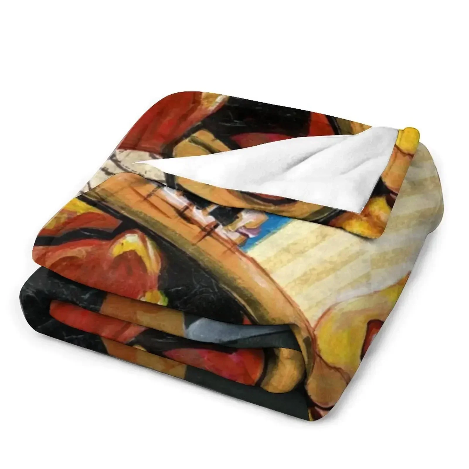 Джазовое одеяло Impresario Wynton Marsalis декоративное для дивана тонкие клетчатые