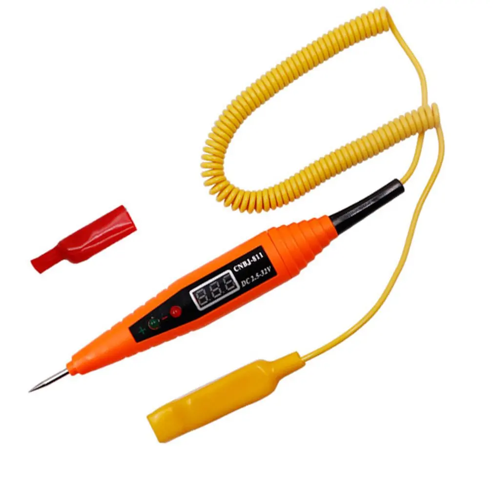 

Digital Display Car Electrical Circuit Test Pen Voltage Tester Detector Automotive Auto Voltage Meter Power Probe Test Pen