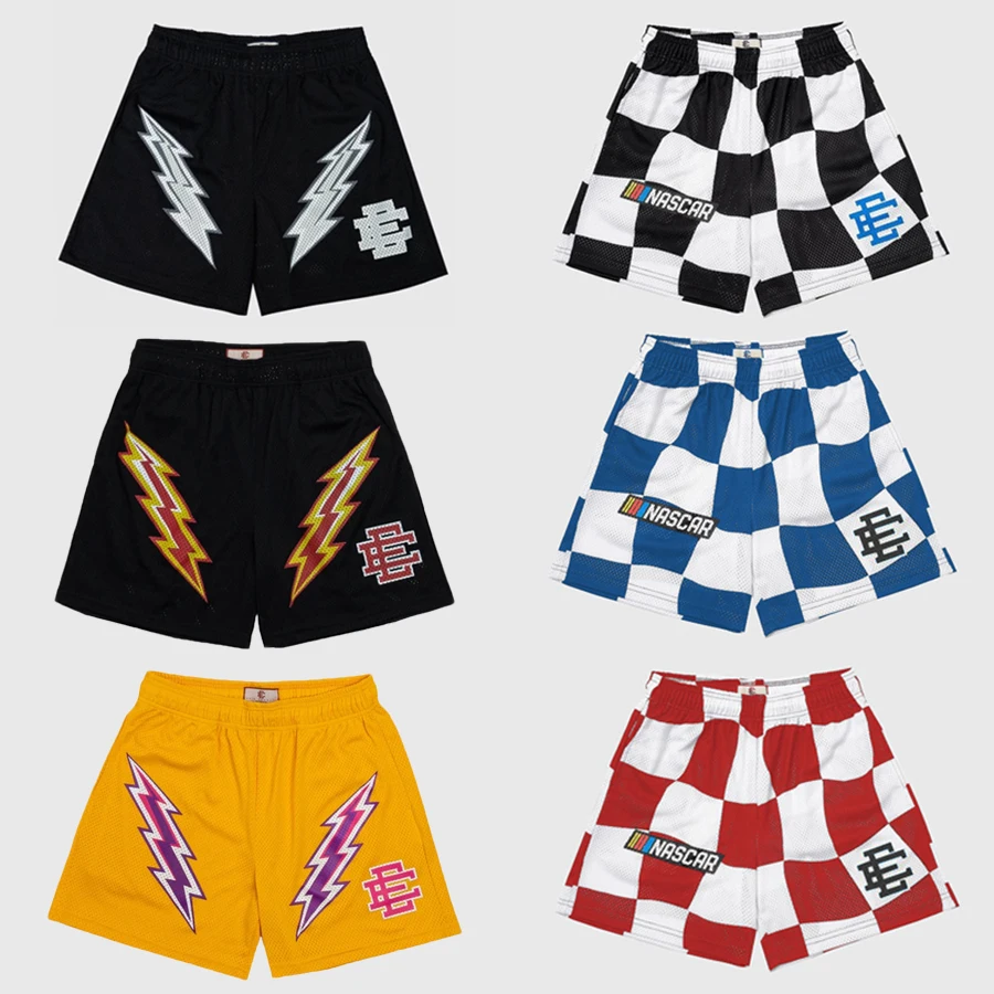 

Эрик Эмануэль EE базовые короткие шорты Нью-Йорк SKYLINE 2022 летние женские короткие брюки мужские сетчатые повседневные шорты