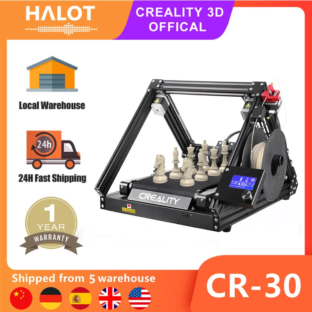 

HALOT Official CR-30 3dprint Mill 3D принтер бесконечная длина печать с нитью детектор повреждений Core-XY групповая печать