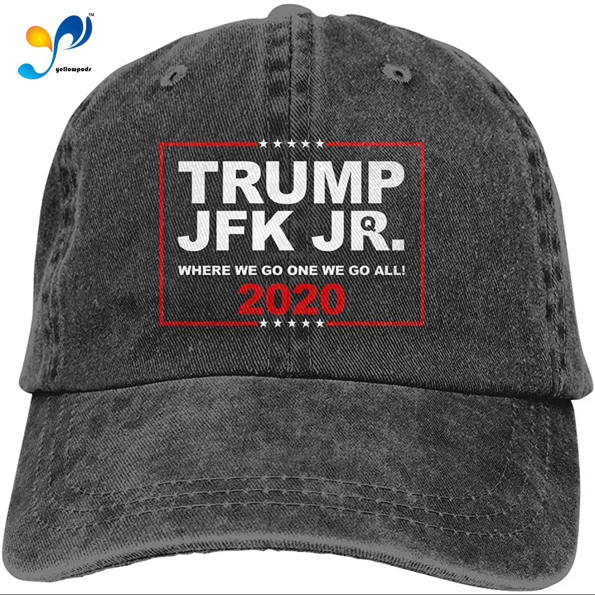 

Trump JFK Jr Adjustable Baseball Caps Denim Hats Cowboy Sport Outdoor Sombrero De Mujer