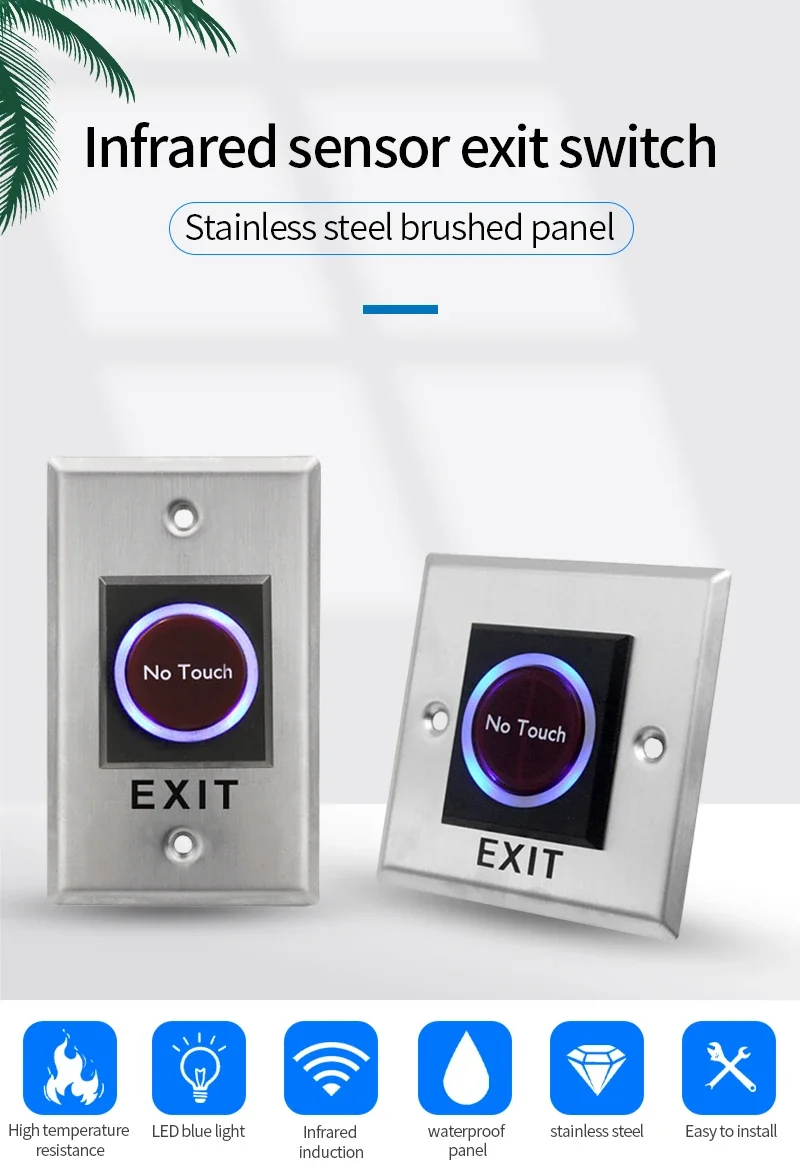 Инфракрасный индукционный кнопочный переключатель 433 м 12-24 В