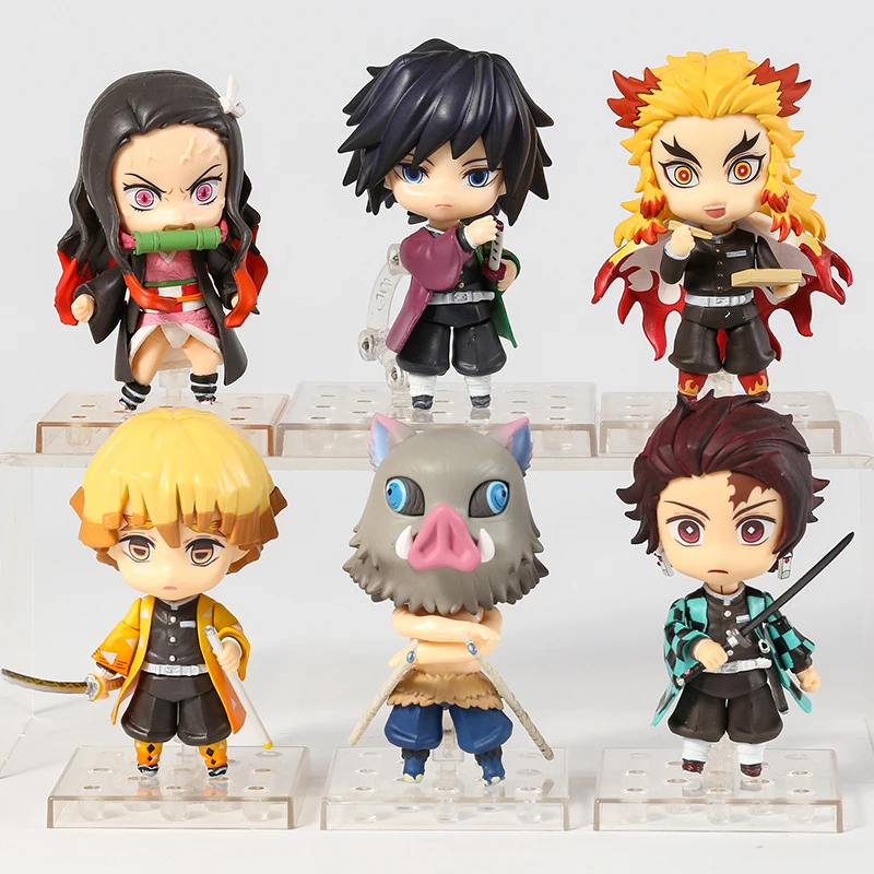 

Demon Slayer Rengoku Kyoujurou 1541 Kamado Nezuko 1194 Tanjirou 1193 Q Ver Action Figure Figurine Collection Model Doll Toy Gift