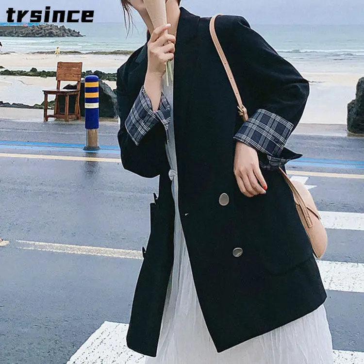 

Весенне-осенний облегающий Повседневный женский пиджак в Корейском стиле, модный небольшой Топ, пальто