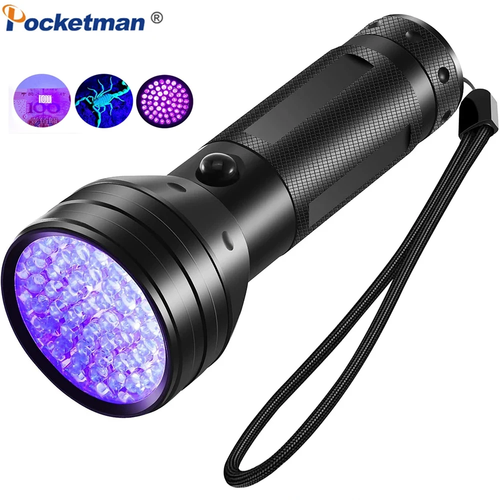 

Portable UV Flashlight 51LED 21LED 12LED Ultraviolet Black Light 395-400nm UV Flashlights UV Torch UV Camping Outdoor LED Lamp