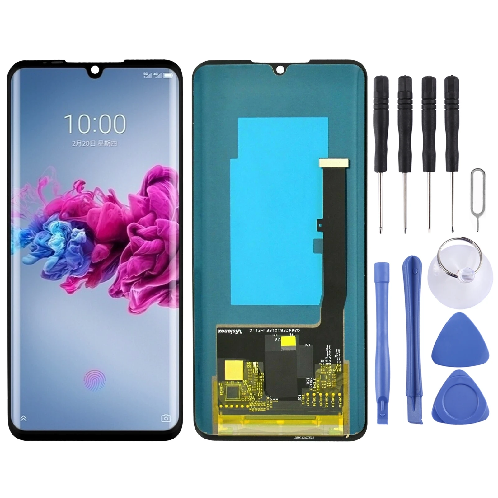 ЖК-экран AMOLED для ZTE Axon 11 4G / 5G A2021 A2021G A2021L с дигитайзером в полной сборке