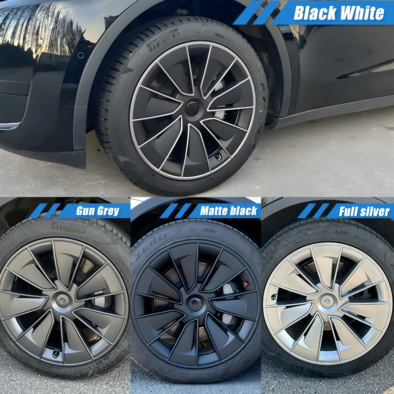 4 шт. крышка ступицы для Tesla Model Y 19-дюймовая новая крышка колеса автомобиля, сменная автомобильная крышка с полным ободом, автомобильные аксессуары 2018-2025 (art.: 3920cbab2ba44) - 3920cbab2ba44