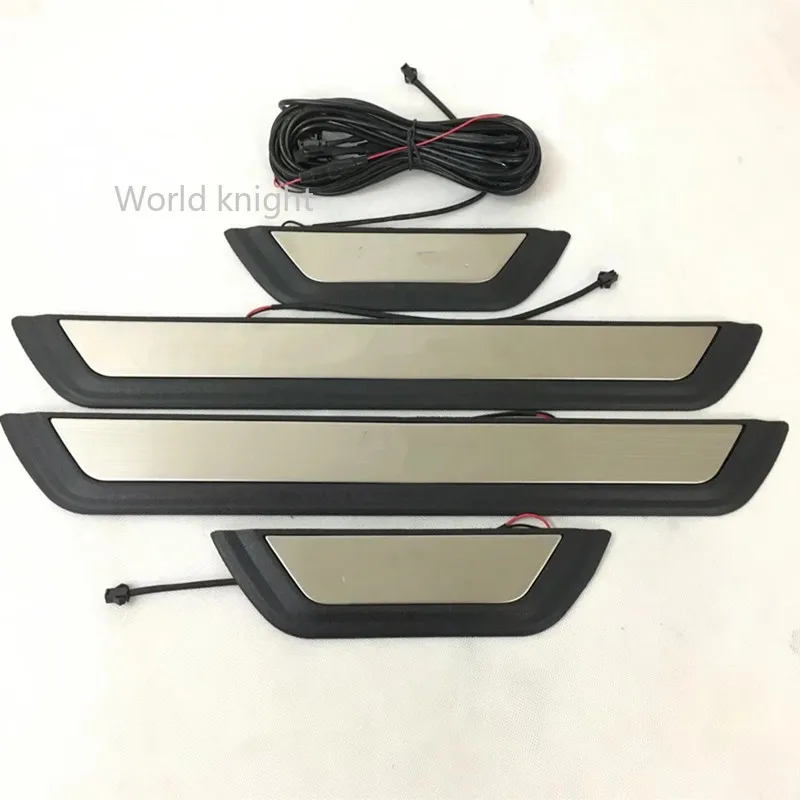 

Защитная Накладка на порог для Toyota C-HR CHR 2016- 2020 2021 LED из нержавеющей стали