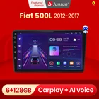 Junsun V1 Pro 8G + 128G для Fiat 500L 2012 - 2017 Android автомобильное радио, видео плееры CarPlay Android Авто GPS No 2 din 2din DVD
