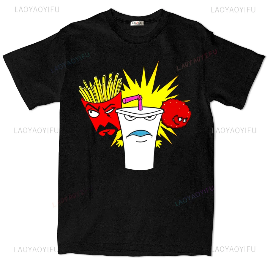 Popfunk Classic Aqua Teen Hunger Force Group Tiles хлопковая футболка унисекс Knight series Tribute с рисунком