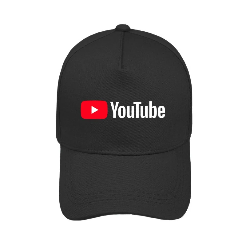 Креативная модная черная хлопковая бейсболка в стиле унисекс для YOUTUBE - купить по