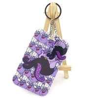 disney ursula acrylic key pendant cute cartoon animal girl key chain bag decorative pendant key chain small