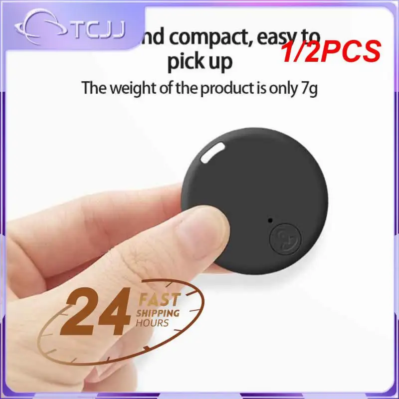 

1/2PCS Mini Dog GPS 5.0 Tracker Anti-Lost Device Round Anti-Lost Device Pet Kids Bag Wallet Tracking Smart Finder