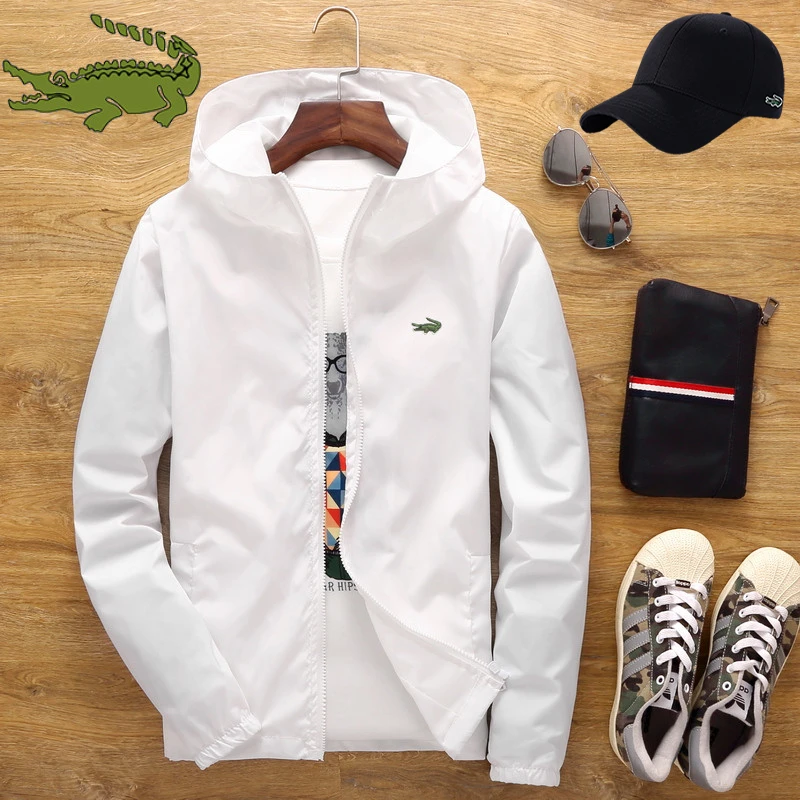 

2023 Four Seasons Zipper Embroidered Jacket Coat Outwear Men's Hooded Bomber Jacket Hip Hop Plus Size Windbreaker Sportswear