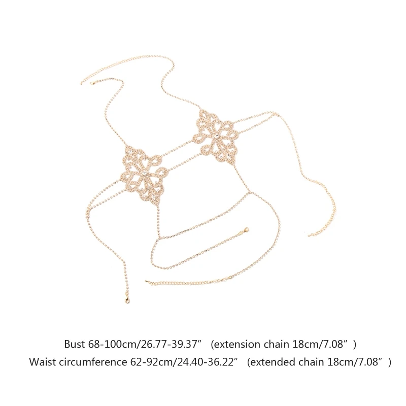 

Sexy Tassel Bra Body Chain Jewelry Beach Underwear Belly Chain Bikibi Body Chain Necklace for Women Party Jewelry