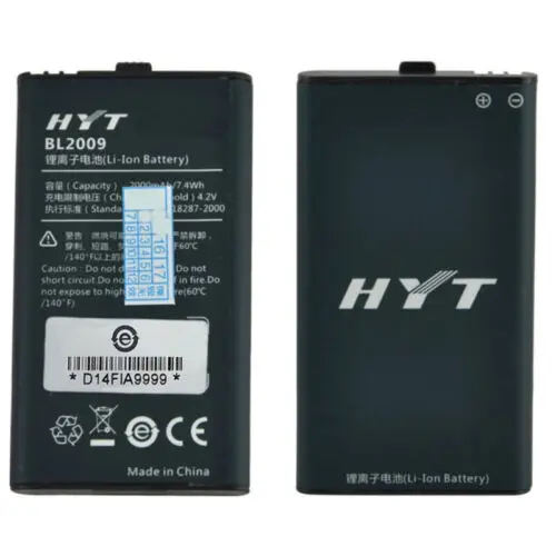 10 шт. литий-ионные аккумуляторы 4 2 в 2000 мАч для рации HYT/hytdtera 350 TD360 PD375
