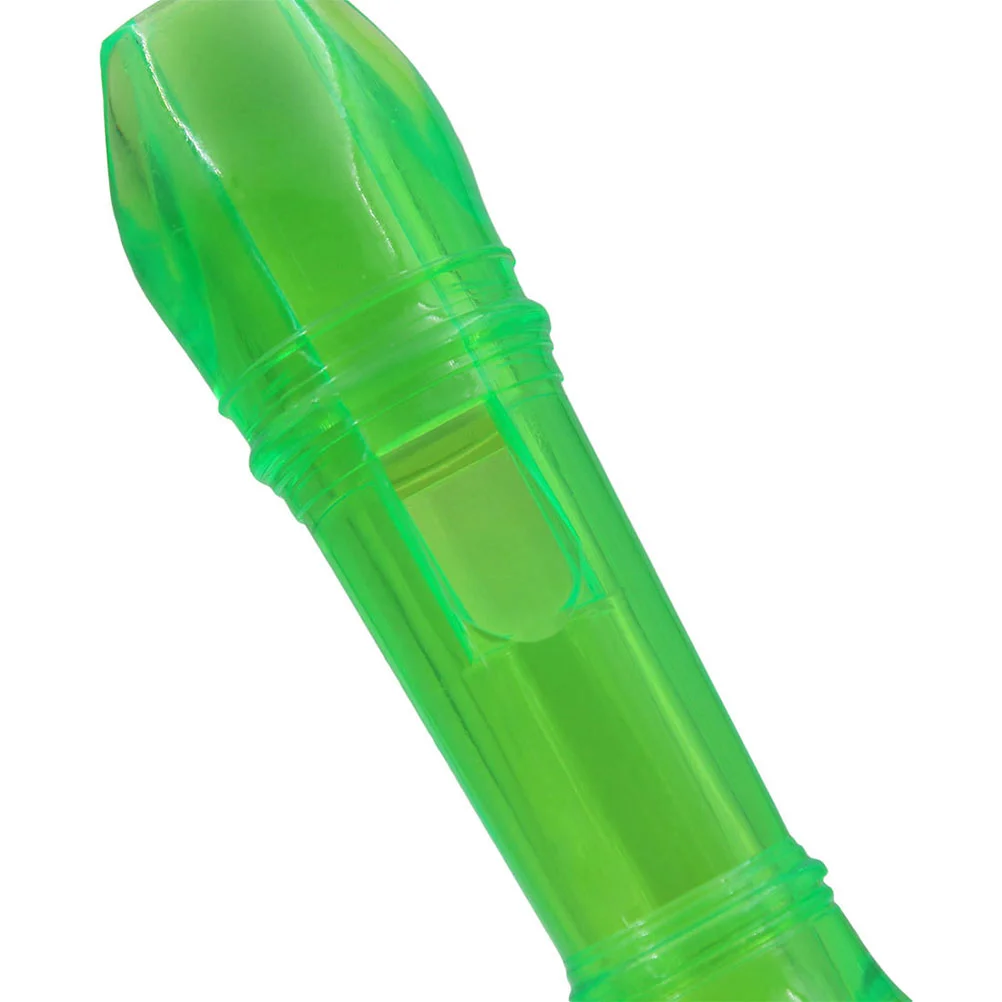 

8 Hole ABS Transparent Soprano Descant Recorder Flute Music Playing Wind Instruments (Green) Flauta