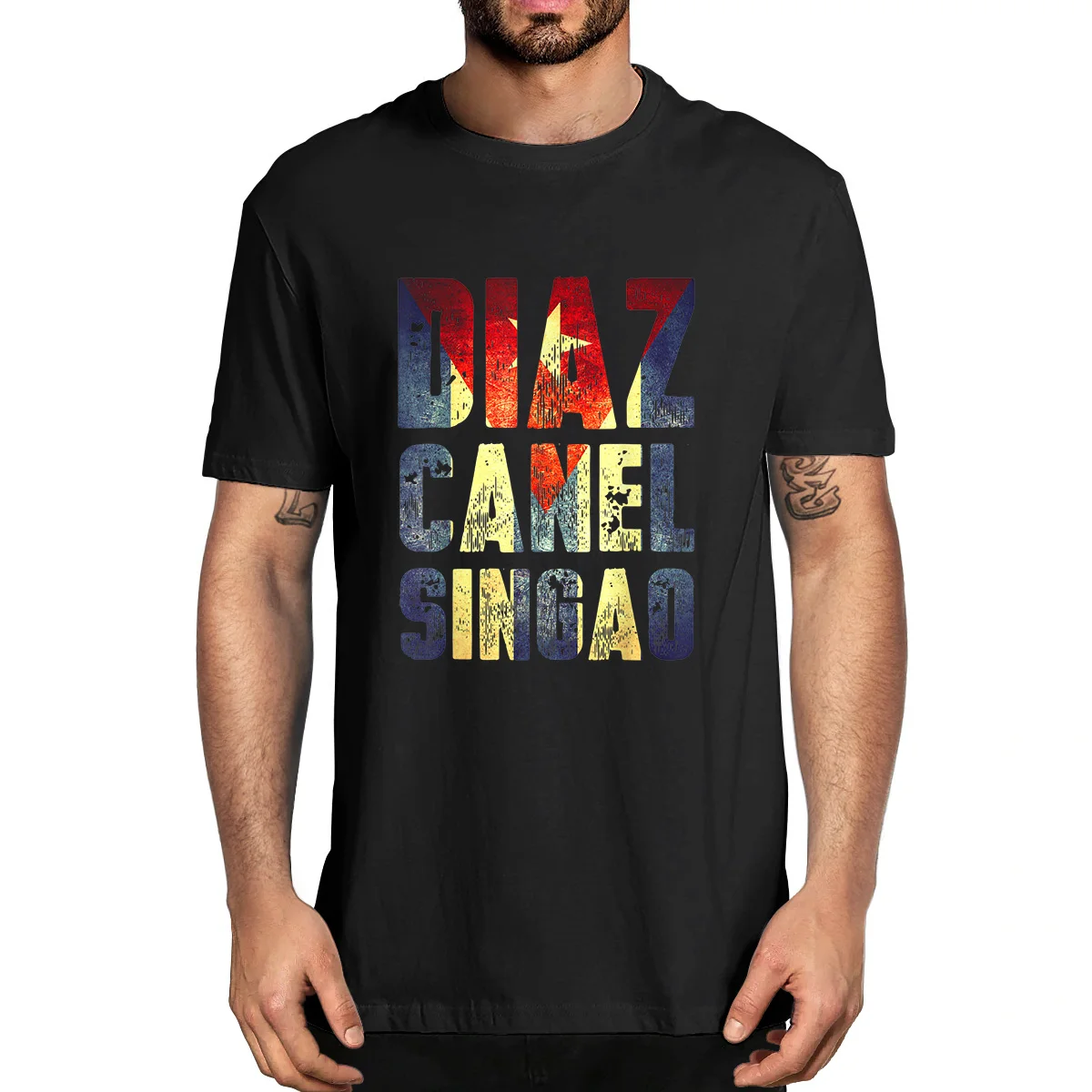 

100% Cotton Cuba Diaz Canel Singao Vintage Libre Summer Men's Novelty T-Shirt Women Casual Harajuku Streetwear Soft Tee EU Size