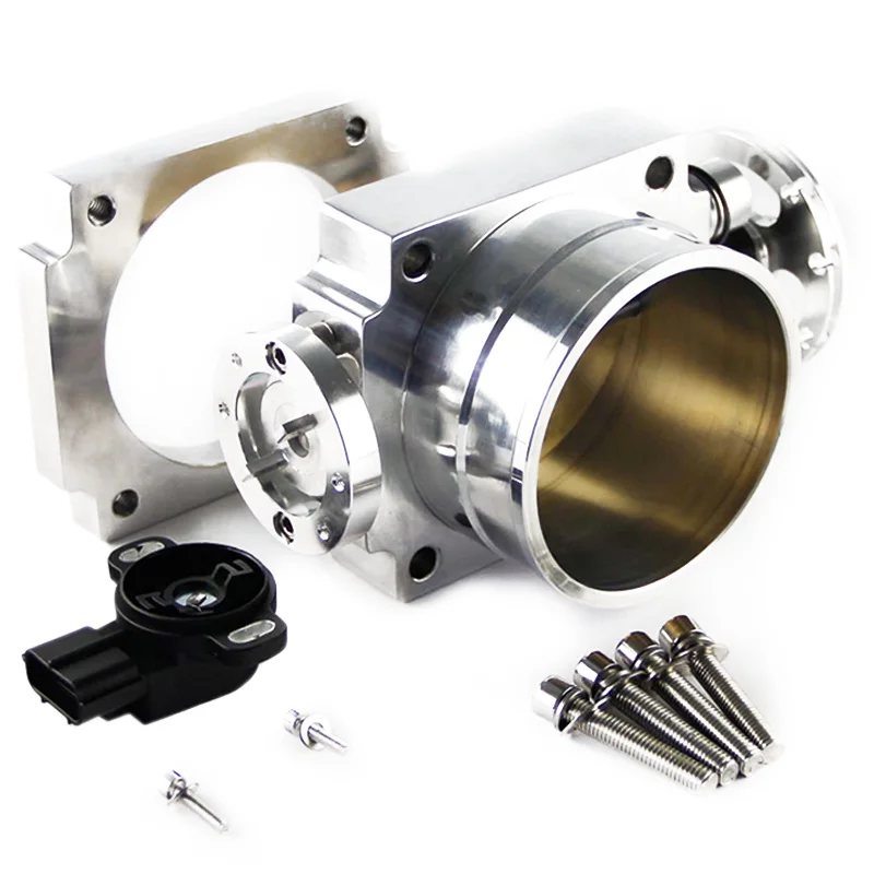 

90Mm Reverse Throttle Body with TPS Sensor for Toyota Supra 1JZ Black