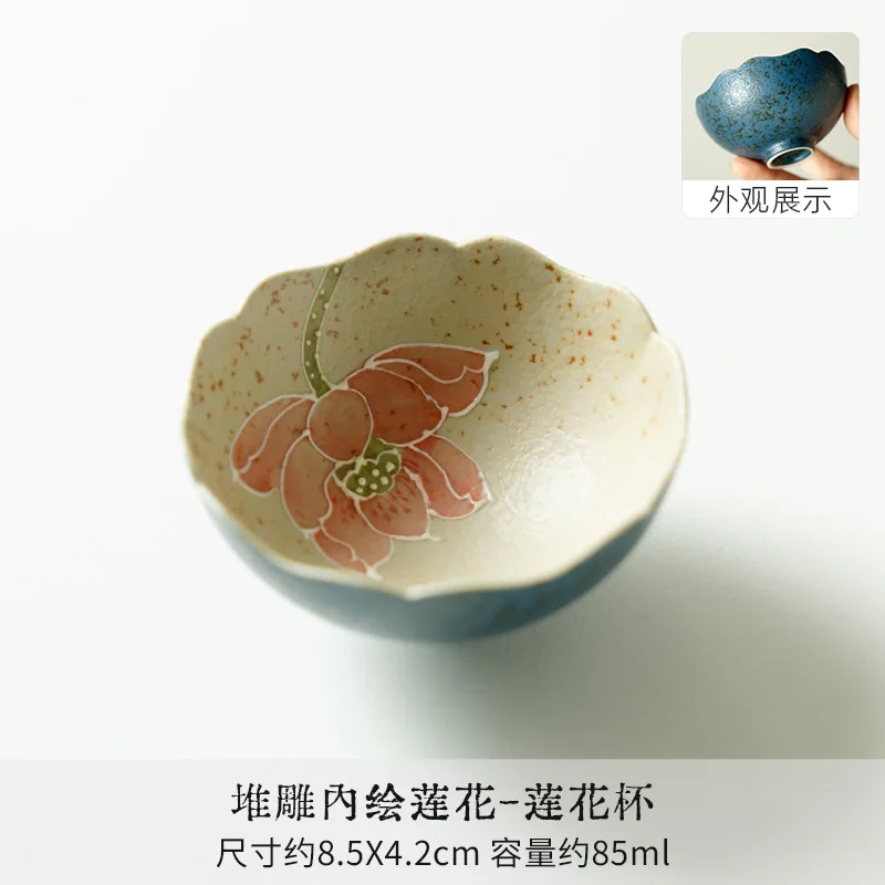 

Керамическая чайная чашка Zhouyao 85 мл