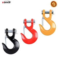 16t forged hook heavy steel trailer ring racing tow hook shackle towing chain bow for jeep wrangler jk atv rv utv recovery kits