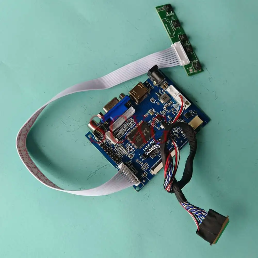

For N156HGE-LB1 LCD Screen Controller Board 1920*1080 15.6" AV+VGA+HDMI-Compatible LVDS 40 Pin Notebook DIY Kit